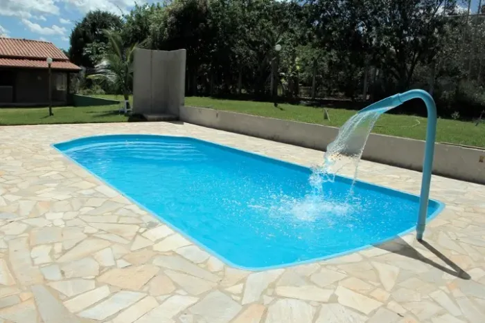 Piscina de Fibra - VERÃO 7.55 x 3.34 x 1.40 - SPAÇO BH PISCINAS E SPAS