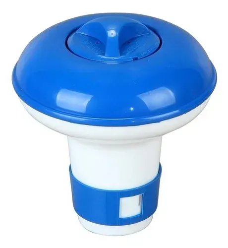 dispensador flutuantep/ piscina azul e branco-kala