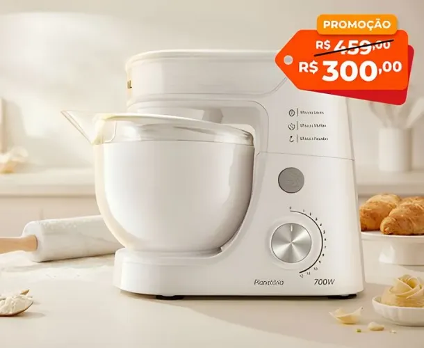 Batedeira Planetária Mondial BP-03P com 12 Velocidades 700W - Branca