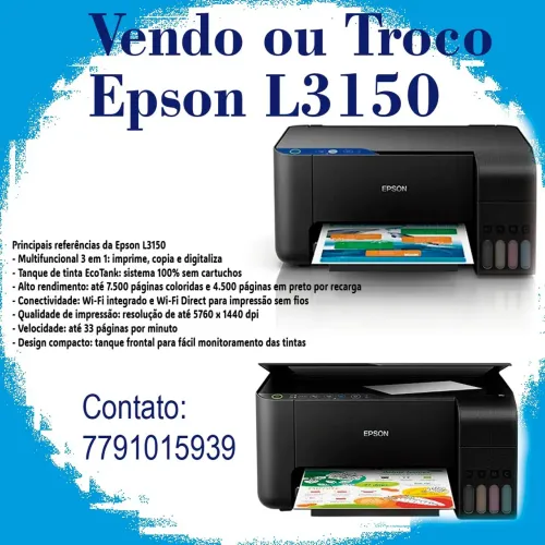 Impressora EPSON L3150 seminova