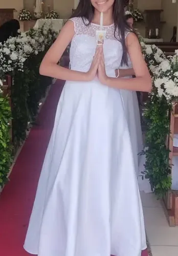 VENDO VESTIDO FORMATURA/EUCARISTIA BATISMO OU FESTAS