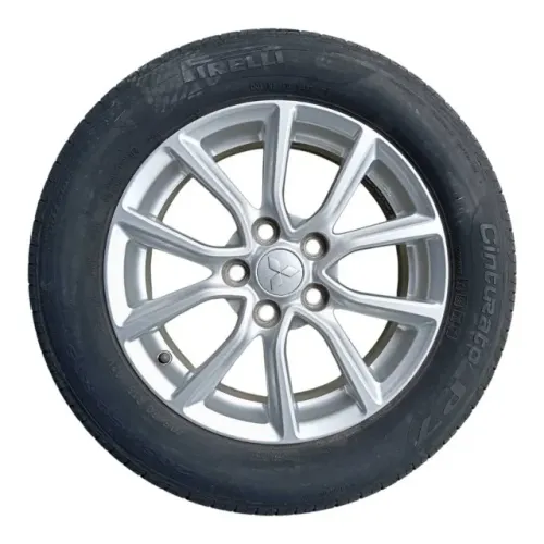 RODA aro 16 LANCER MT 2016 A PNEU PIRELLI 205/60 meia vida