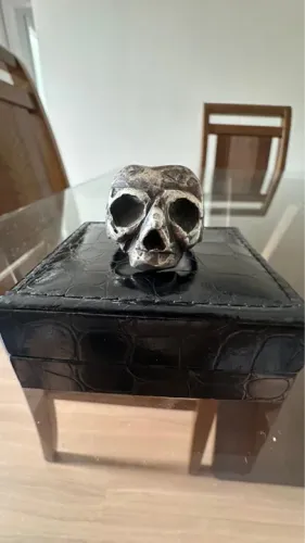 ANEL  PRATA CAVEIRA 
