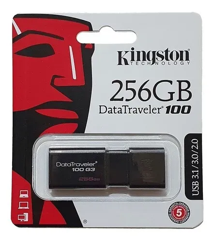 (Black Friday) PenDrive Kingston *256GB - DataTraveler