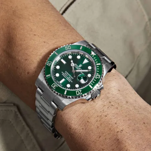Relógio Estilo Rolex Submariner em Aço Inoxidável
