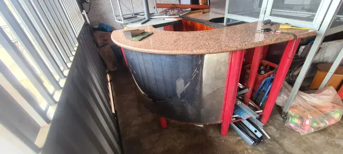 Balcão de atendimento garanto com inox