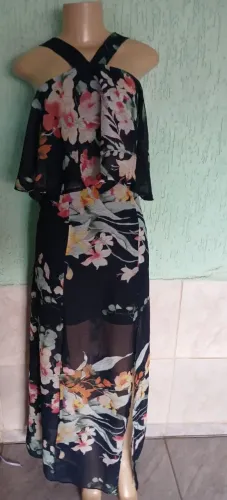Vestido Longo Floral Zinzane