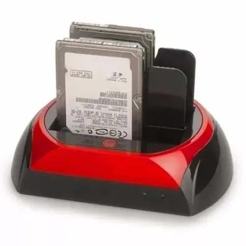 Dock Station Para 2 Hd - 1 Sata E 1 Ide 2,5'' E 3,5'' Usb