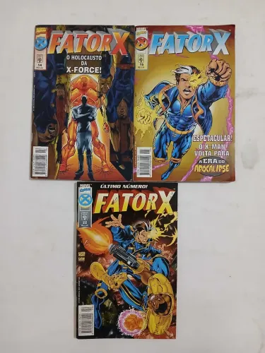 Lote Gibis Fator X (X-Factor) conservados
