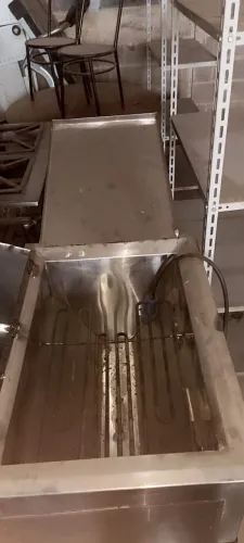 Fritadeira elétrica agua e óleo 100 litros
