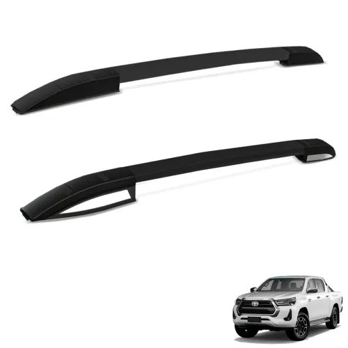 Rack de Teto Longarina Hilux 2016 a 2025 Elite Alumínio Preto