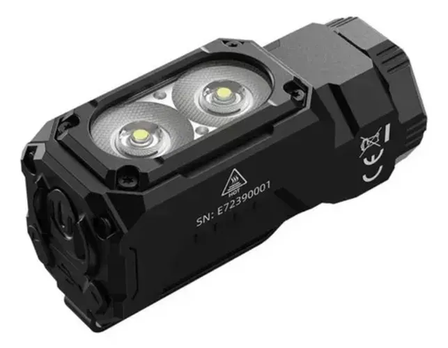 Lanterna Tática Recarregável Wuben E7 Com Ímã - Super Bright Edc 1800 Lúmens