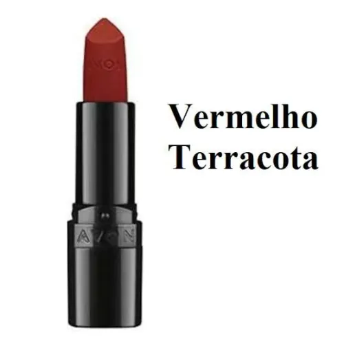 Batom ULTRAMATTE Avon " Vermelho terracota "