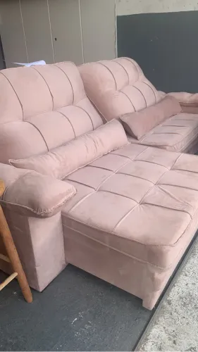 Grande Oferta Estofada Retrátil e Reclinável 2,80 mostruário