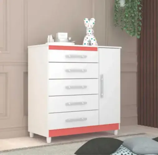Cômoda Rosa 