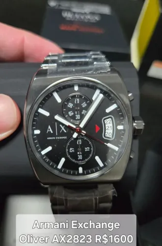 Relógio Armani Exchange AX2823 + AX4296