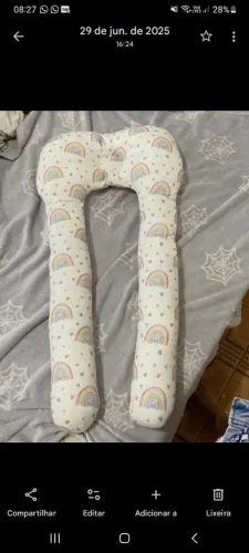 Almofada abraça bebê 