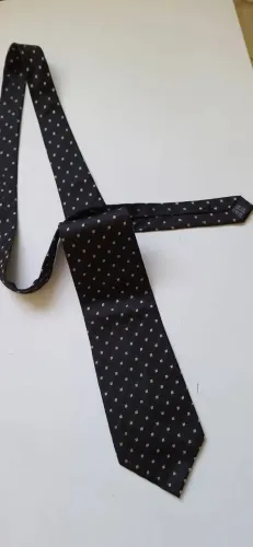 gravata pierre cardin 100% seda - feita a mão