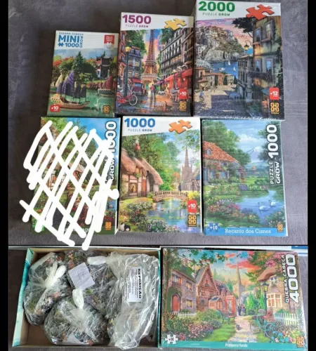 Lote 6 quebra cabeça
