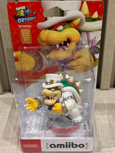 Amiibo Bowser Casamento Super Mario Odyssey Nintendo
