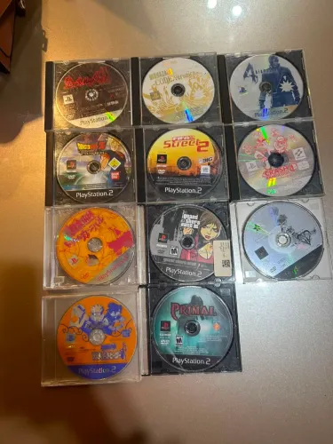 Lote jogos loose PS2