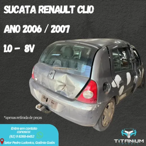 Sucata - Renault Clio - 2006/2007 - 1.0 8v
