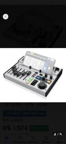 Mesa de somesa de som digital Behringer flow8