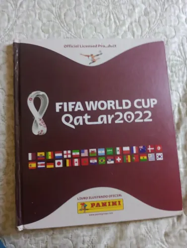Álbum da copa do mundo 2022 capa dura