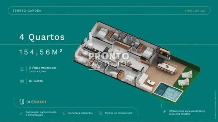 Apartamento com 4 quartos em Carneiros