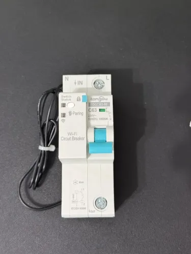 NOVO Disjuntor Automático Wifi 63A Tongou MCB 1 Polo Tuya Alexa