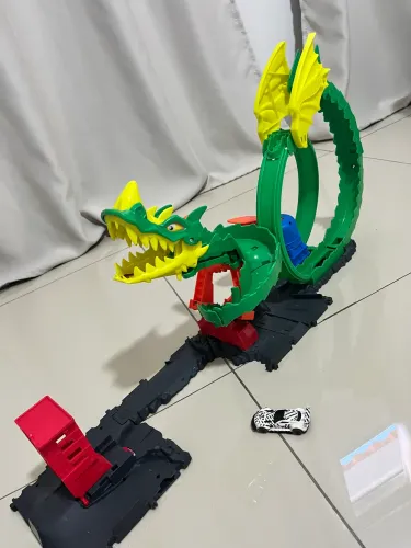Brinquedo pista epica dragao hot wheels