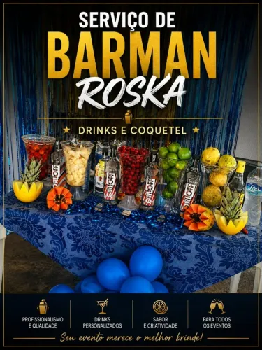 BARMAN EQUIPE PARA EVENTOS -ORÇAMENTO SOMENTE  >71) 9_9_2_3_2-5_3_0_1