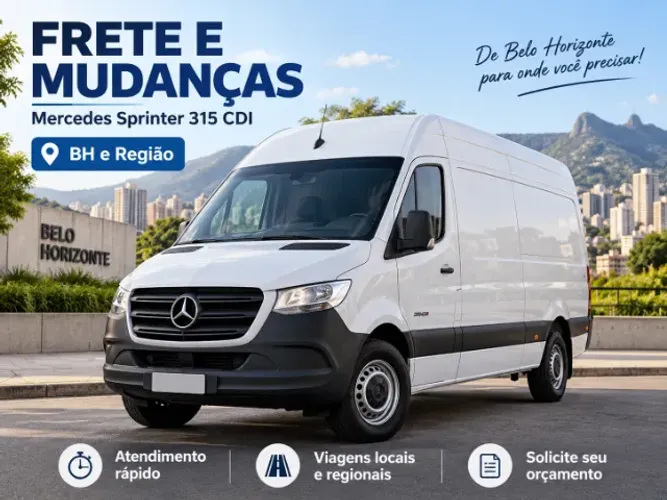 Frete e Mudanças em BH e Região | Sprinter 315 CDI
