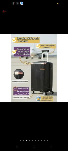 Mala para viagem 18k