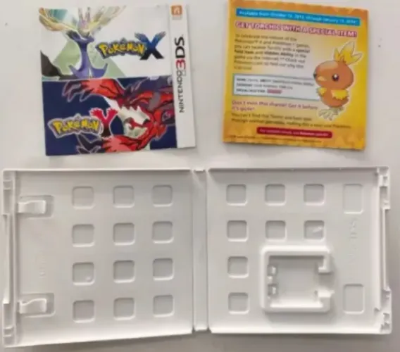 Caixa vazia Pokémon Nintendo 3DS