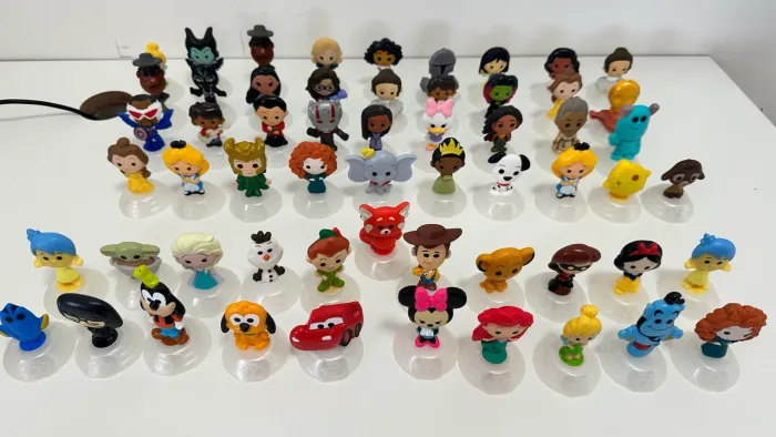 Coleção Disney100 McDonalds original +55 personagens Disney, pixar, marvel, e starwars