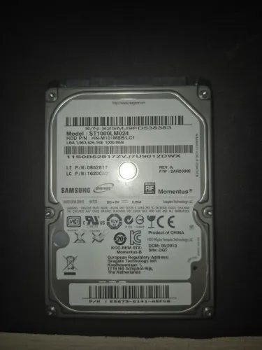 HD 1TB Samsung 5400RPM