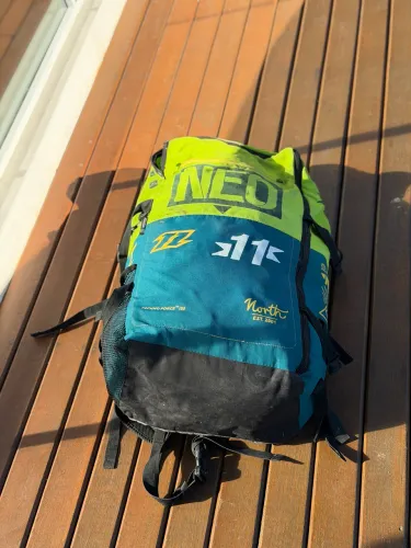 Kite North Neo 11m + Barra Original + Mochila | Pronto para uso