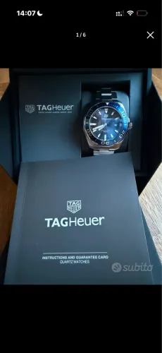 TAG Heuer Aquaracer 43 mm cerâmica azul