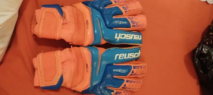 Luva goleiro reusch g3 fusion tamanho 10 coleção YouTuber Léo ramalho 