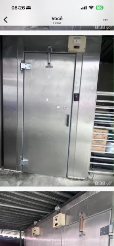 Câmara refrigerada inox São Rafael 