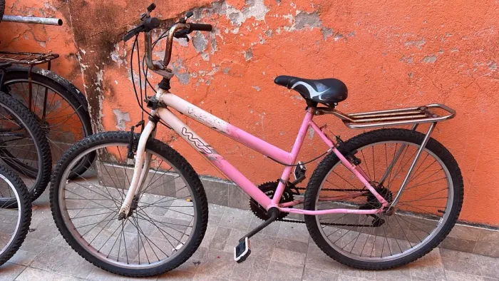 Vendo bicicleta rosa