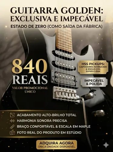 Guitarra superstrato Golden 