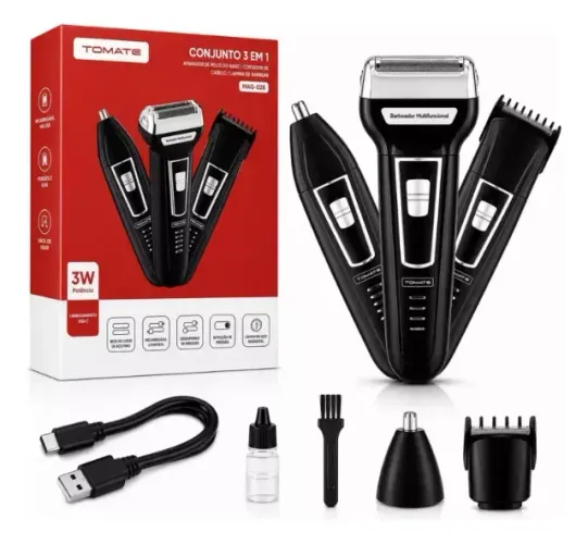 Lacrado Máquina de cortar cabelo 3 em 1 3W TOMATE MAG-028
