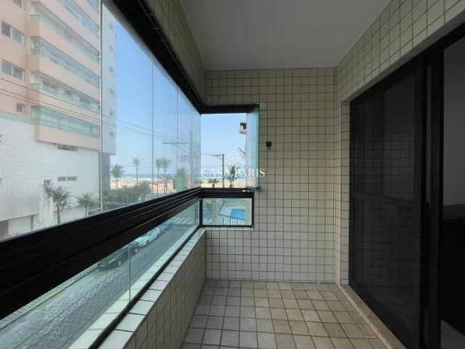 Apartamento à venda no Aviação (Praia Grande) | 2 Dorms, 1 Suíte, Varanda Gourmet e Vista 