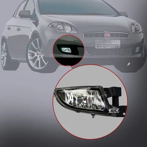 Farol De Milha Fiat Bravo 2011 2012 2013 2014 2015 2016 Ld