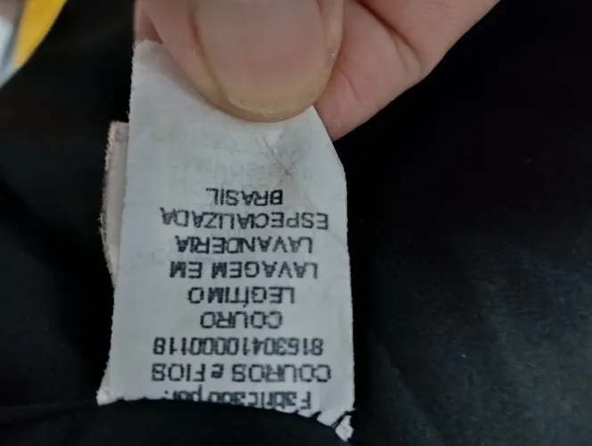 Jaqueta de couro para motociclista
