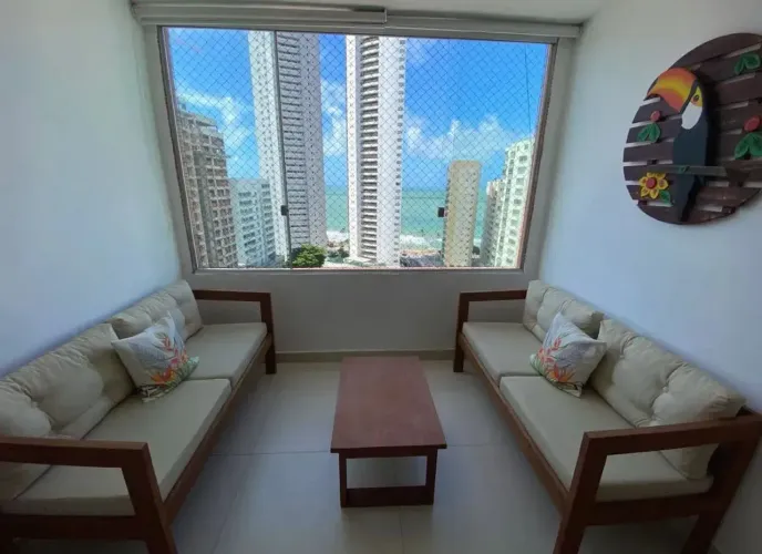 Apartamento em Boa Viagem com 3 quartos vista mar, 116 metros