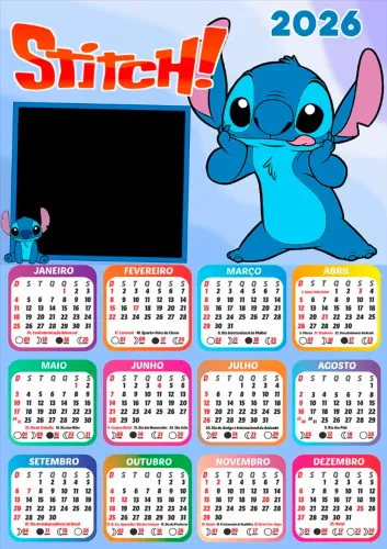 Calendário personalizado