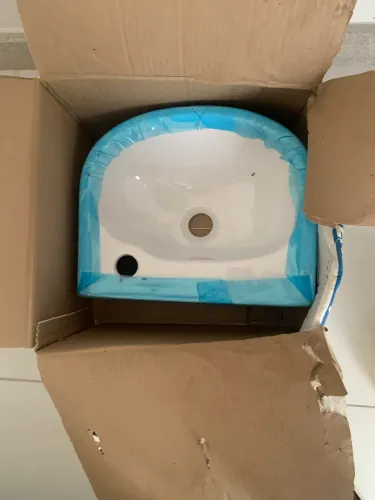 Lavatório de louça 